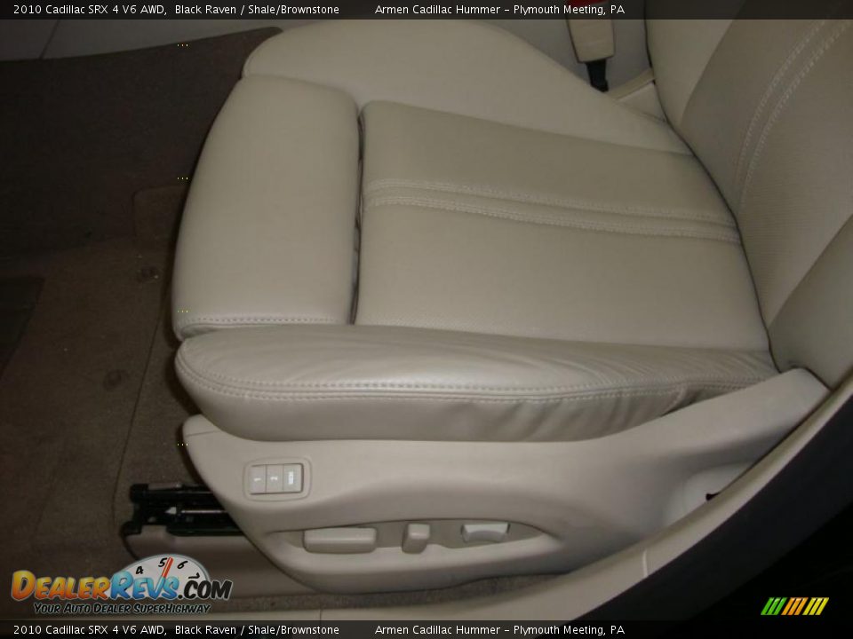 2010 Cadillac SRX 4 V6 AWD Black Raven / Shale/Brownstone Photo #14