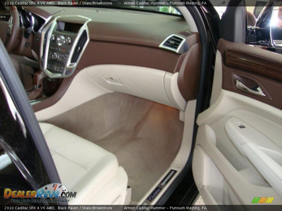2010 Cadillac SRX 4 V6 AWD Black Raven / Shale/Brownstone Photo #16