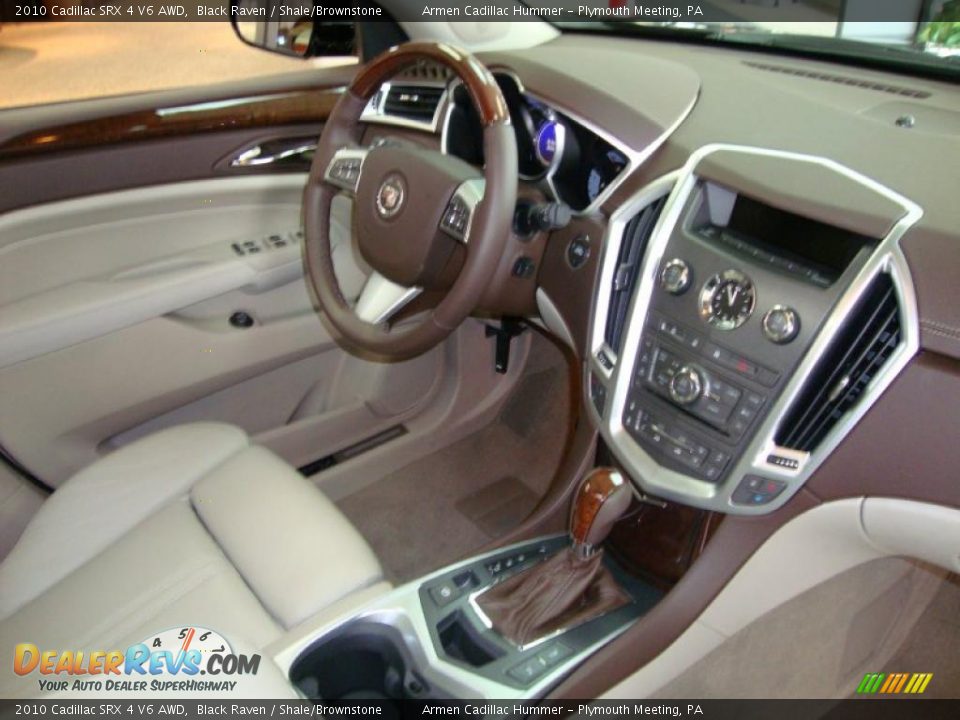 2010 Cadillac SRX 4 V6 AWD Black Raven / Shale/Brownstone Photo #17