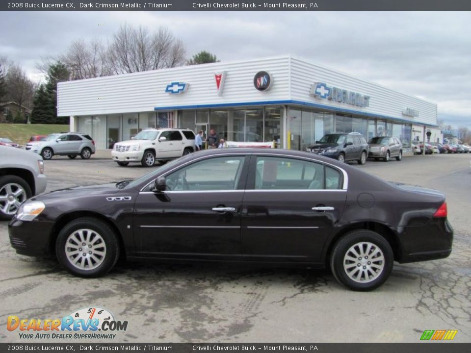 2008 Buick Lucerne CX Dark Crimson Metallic / Titanium Photo #2