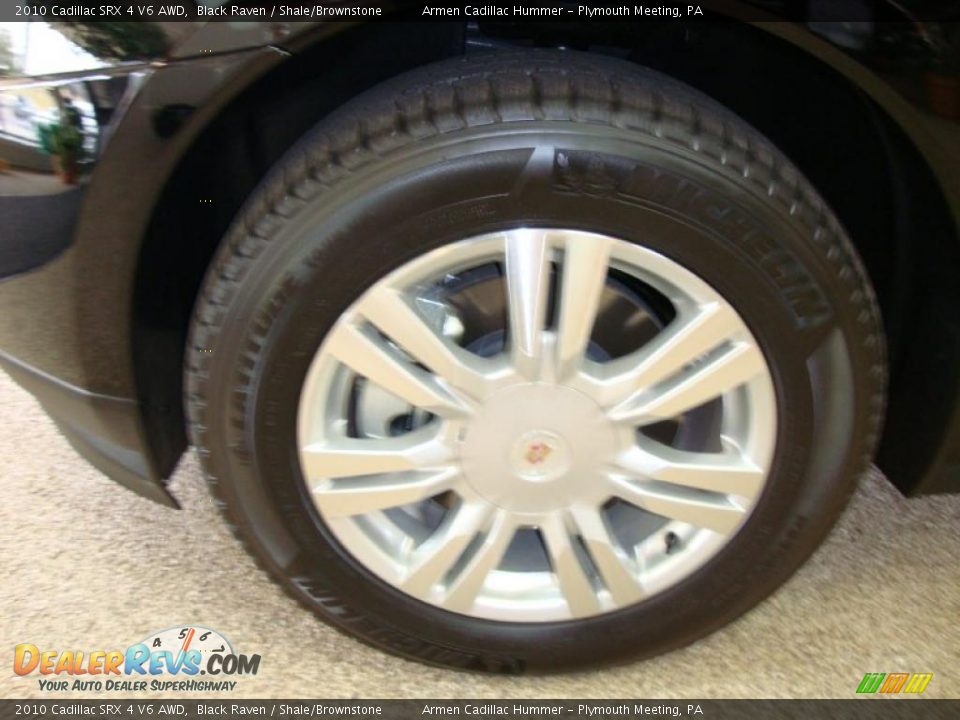 2010 Cadillac SRX 4 V6 AWD Black Raven / Shale/Brownstone Photo #26