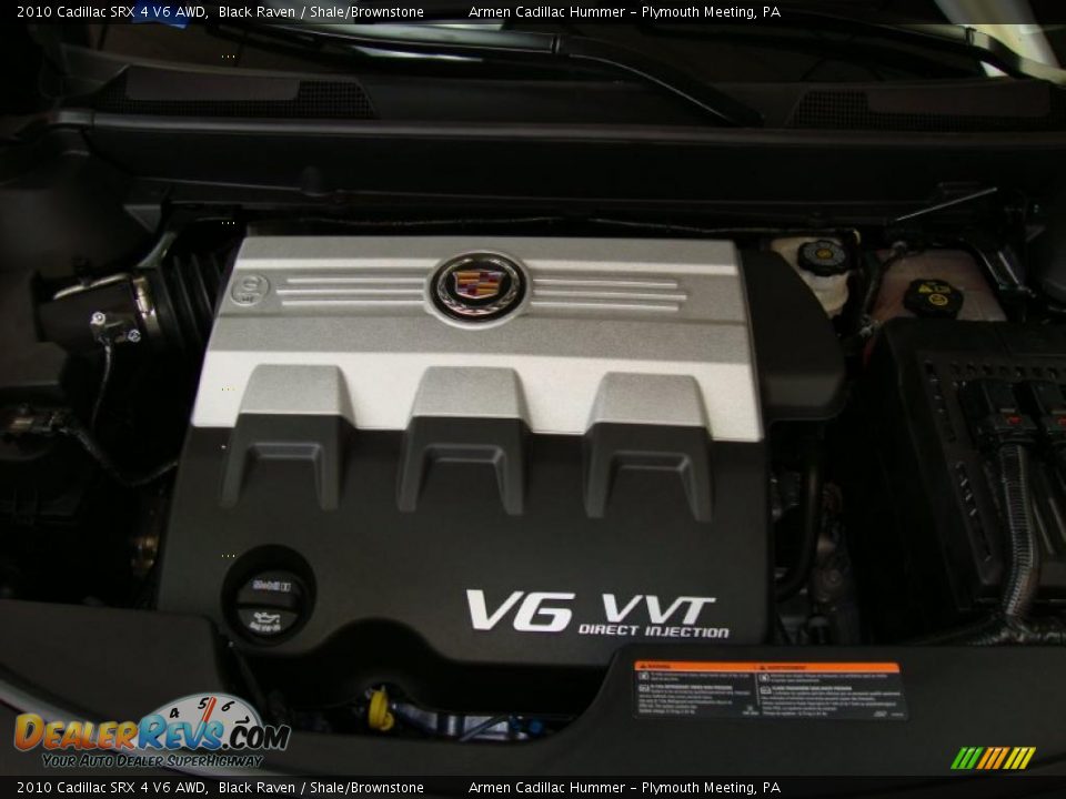 2010 Cadillac SRX 4 V6 AWD Black Raven / Shale/Brownstone Photo #27
