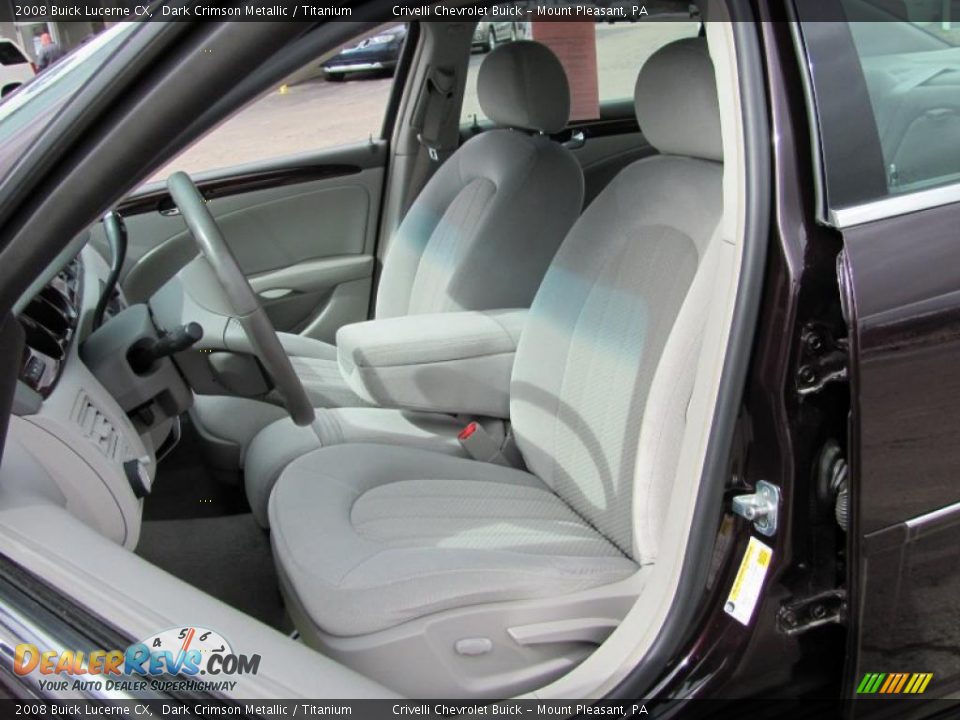 2008 Buick Lucerne CX Dark Crimson Metallic / Titanium Photo #7