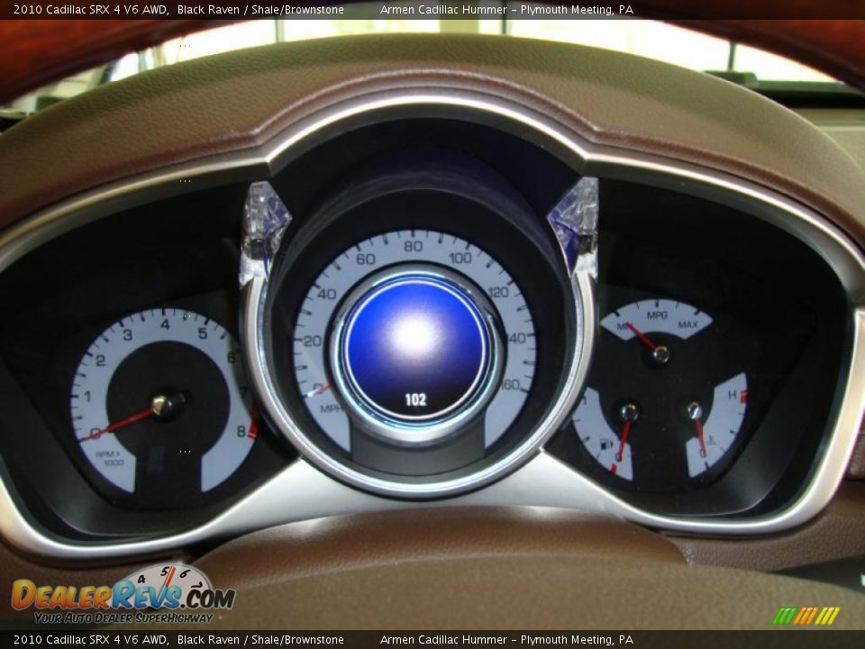 2010 Cadillac SRX 4 V6 AWD Black Raven / Shale/Brownstone Photo #29
