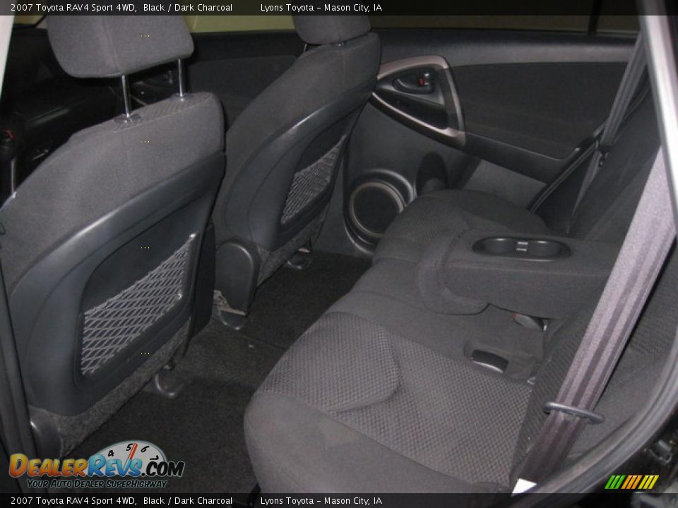 2007 Toyota RAV4 Sport 4WD Black / Dark Charcoal Photo #8