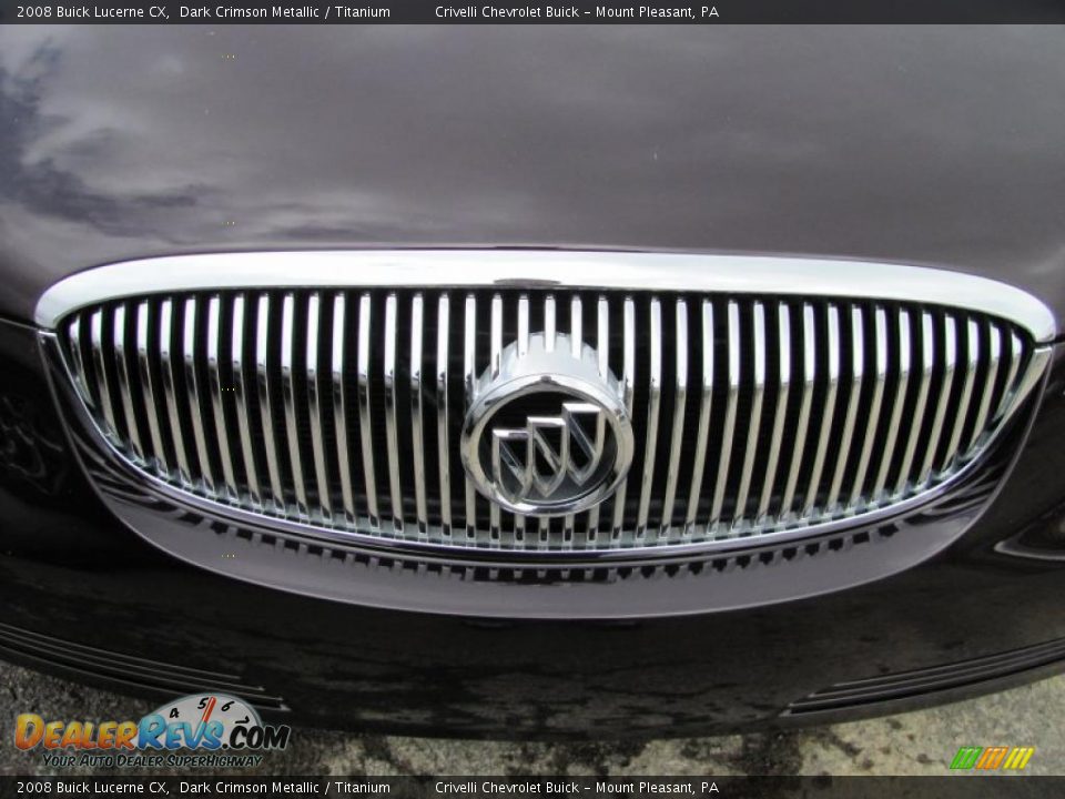2008 Buick Lucerne CX Dark Crimson Metallic / Titanium Photo #14