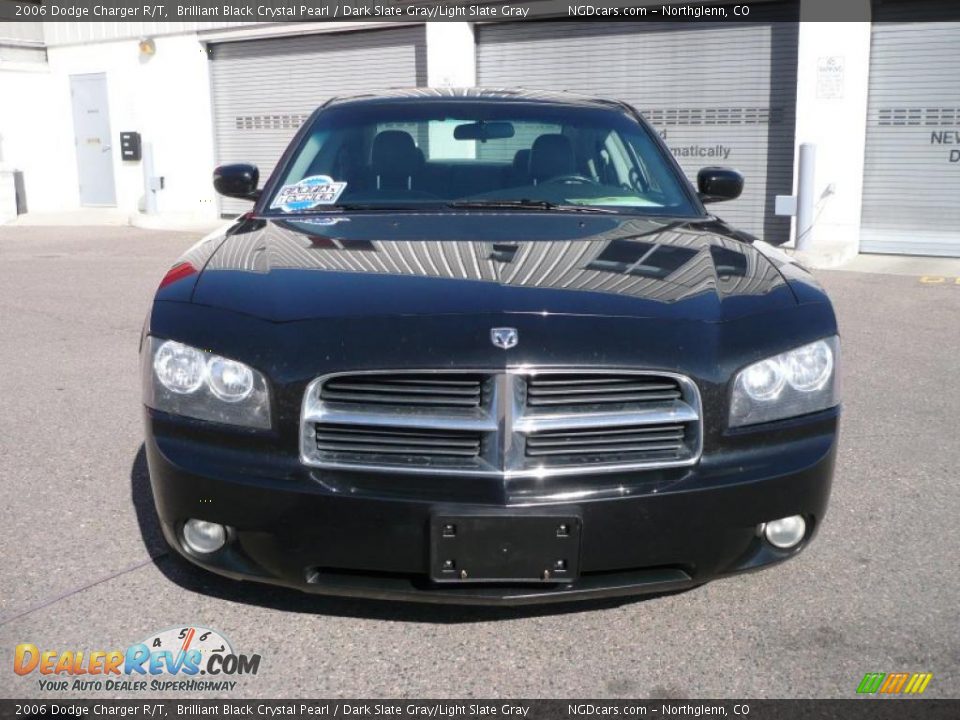 2006 Dodge Charger R/T Brilliant Black Crystal Pearl / Dark Slate Gray/Light Slate Gray Photo #2