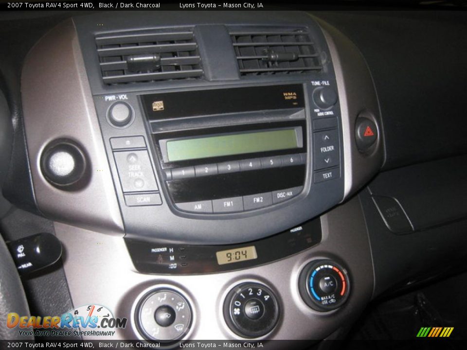 2007 Toyota RAV4 Sport 4WD Black / Dark Charcoal Photo #11