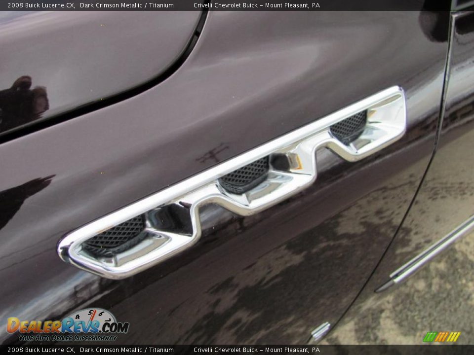 2008 Buick Lucerne CX Dark Crimson Metallic / Titanium Photo #15
