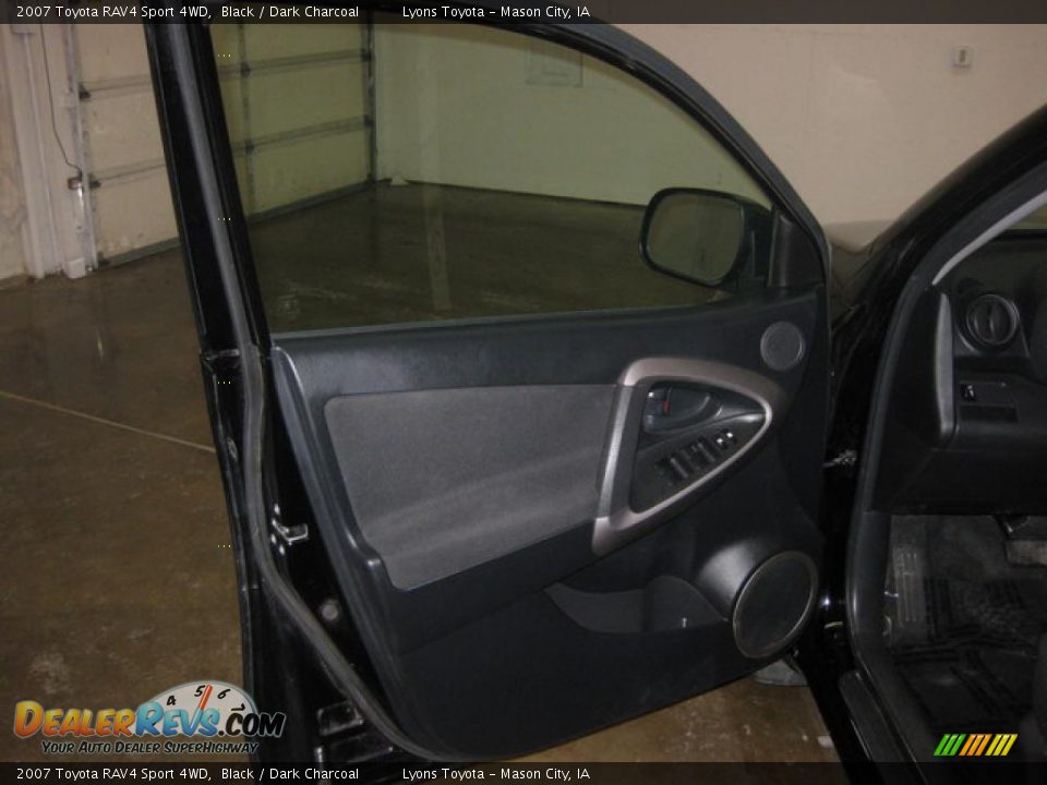 2007 Toyota RAV4 Sport 4WD Black / Dark Charcoal Photo #12
