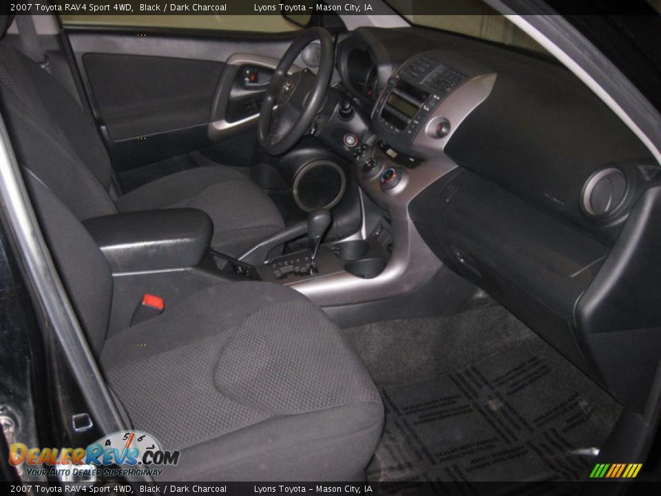 2007 Toyota RAV4 Sport 4WD Black / Dark Charcoal Photo #13