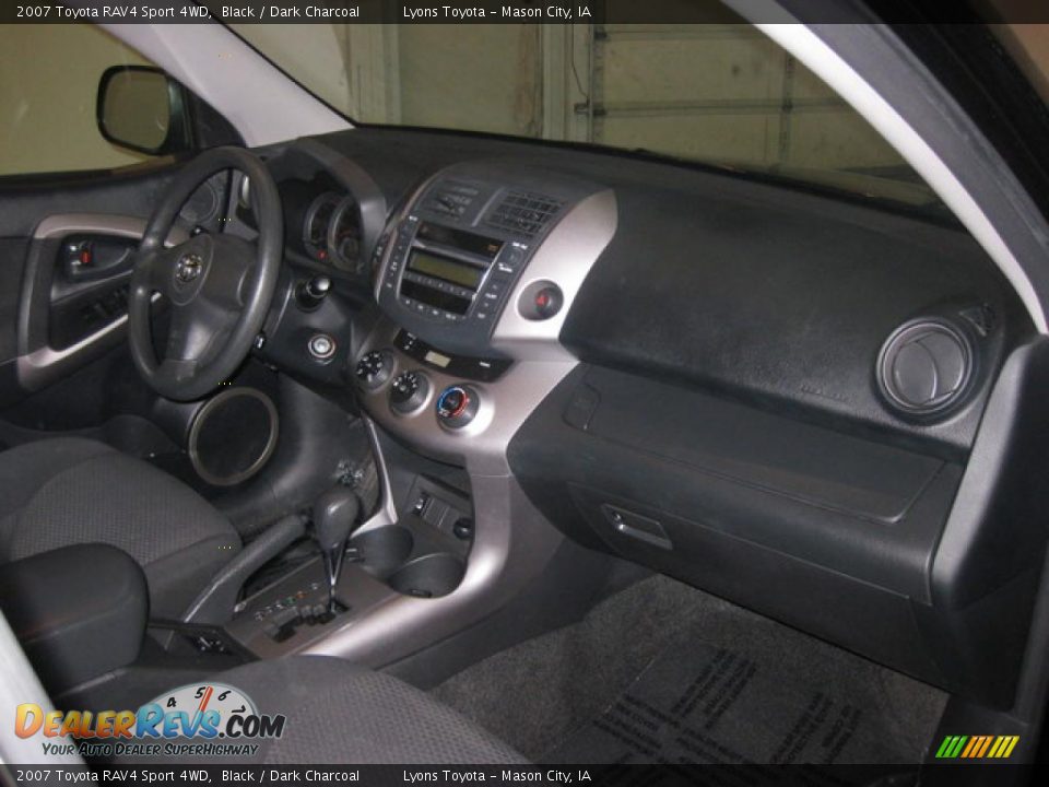 2007 Toyota RAV4 Sport 4WD Black / Dark Charcoal Photo #14