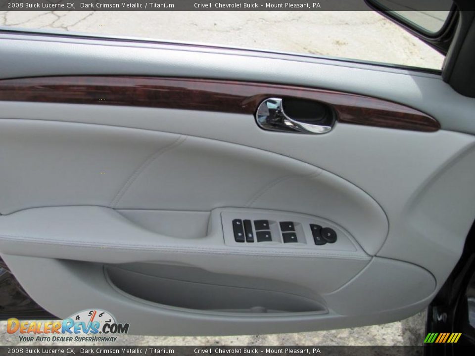 2008 Buick Lucerne CX Dark Crimson Metallic / Titanium Photo #18