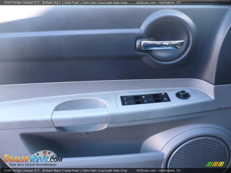 2006 Dodge Charger R/T Brilliant Black Crystal Pearl / Dark Slate Gray/Light Slate Gray Photo #7