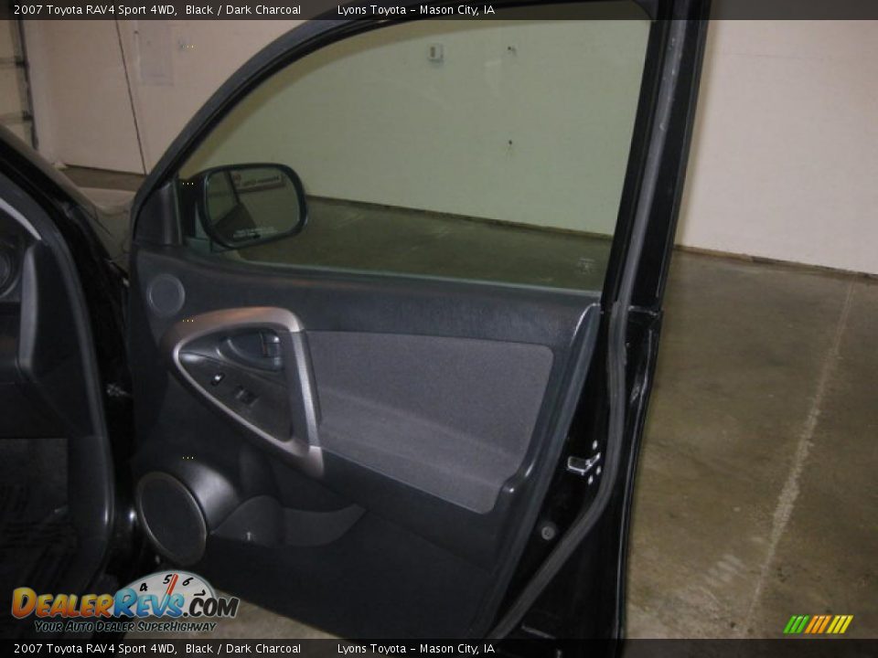 2007 Toyota RAV4 Sport 4WD Black / Dark Charcoal Photo #15