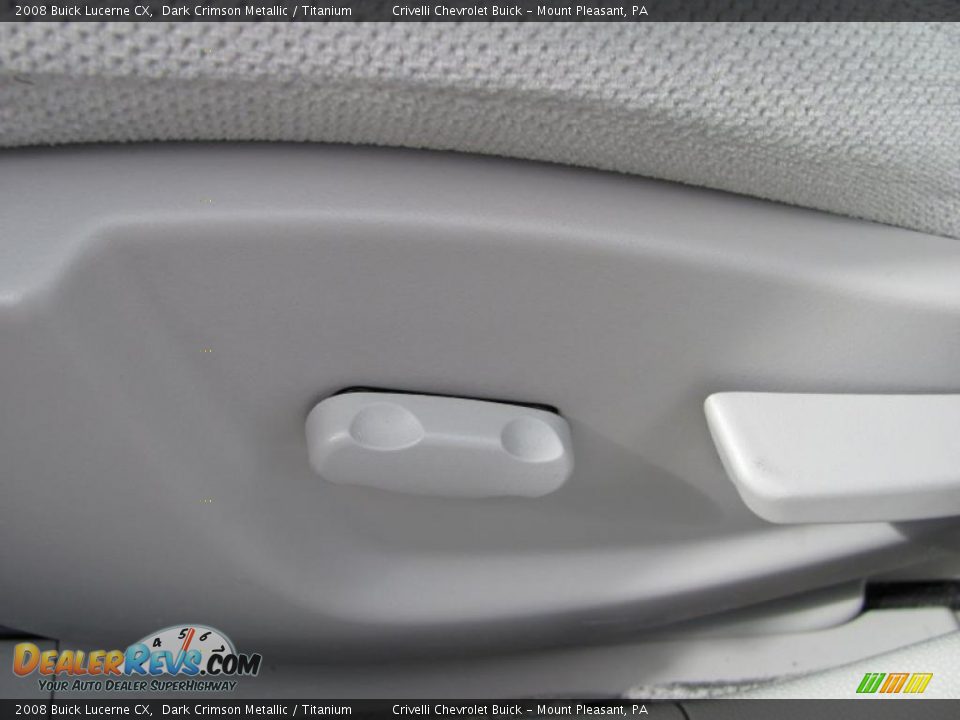 2008 Buick Lucerne CX Dark Crimson Metallic / Titanium Photo #19