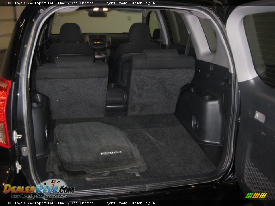 2007 Toyota RAV4 Sport 4WD Black / Dark Charcoal Photo #16