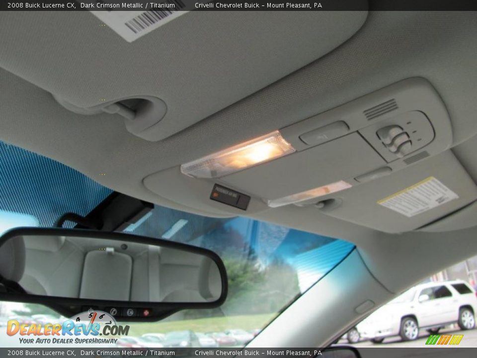 2008 Buick Lucerne CX Dark Crimson Metallic / Titanium Photo #21