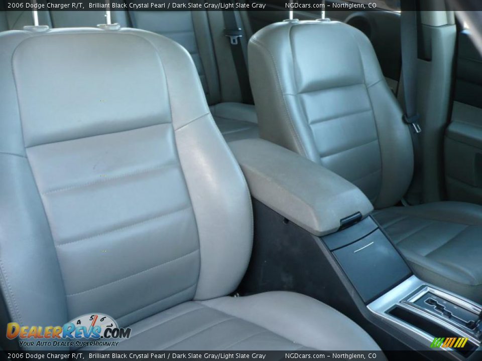 2006 Dodge Charger R/T Brilliant Black Crystal Pearl / Dark Slate Gray/Light Slate Gray Photo #12