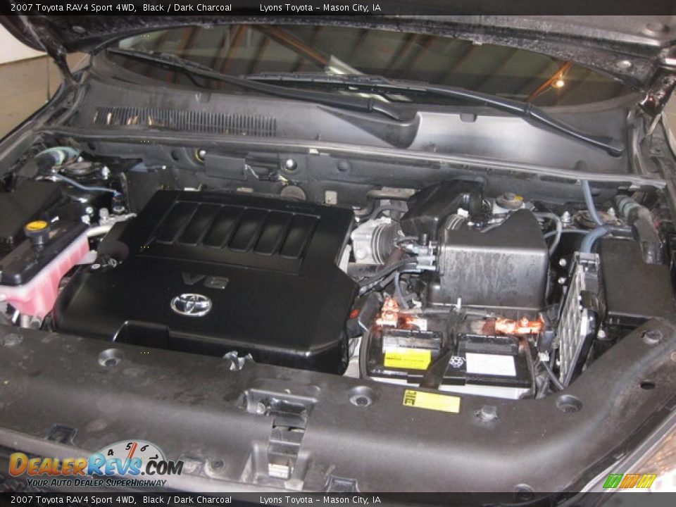 2007 Toyota RAV4 Sport 4WD Black / Dark Charcoal Photo #18