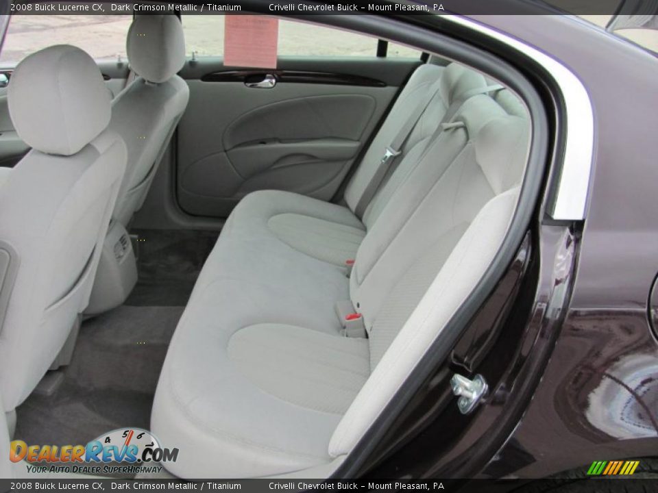 2008 Buick Lucerne CX Dark Crimson Metallic / Titanium Photo #23