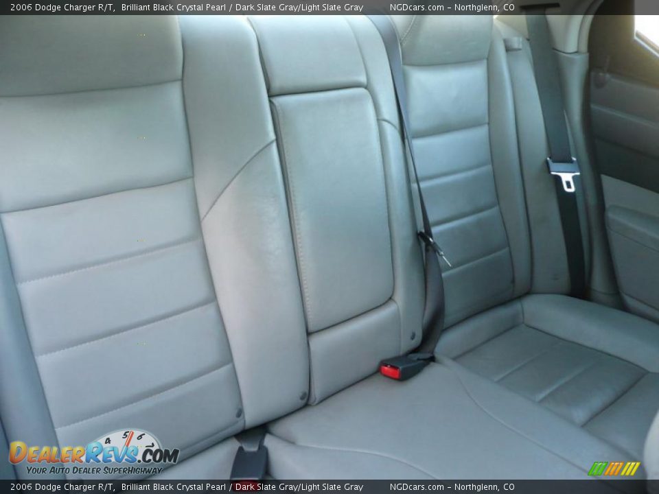 2006 Dodge Charger R/T Brilliant Black Crystal Pearl / Dark Slate Gray/Light Slate Gray Photo #13