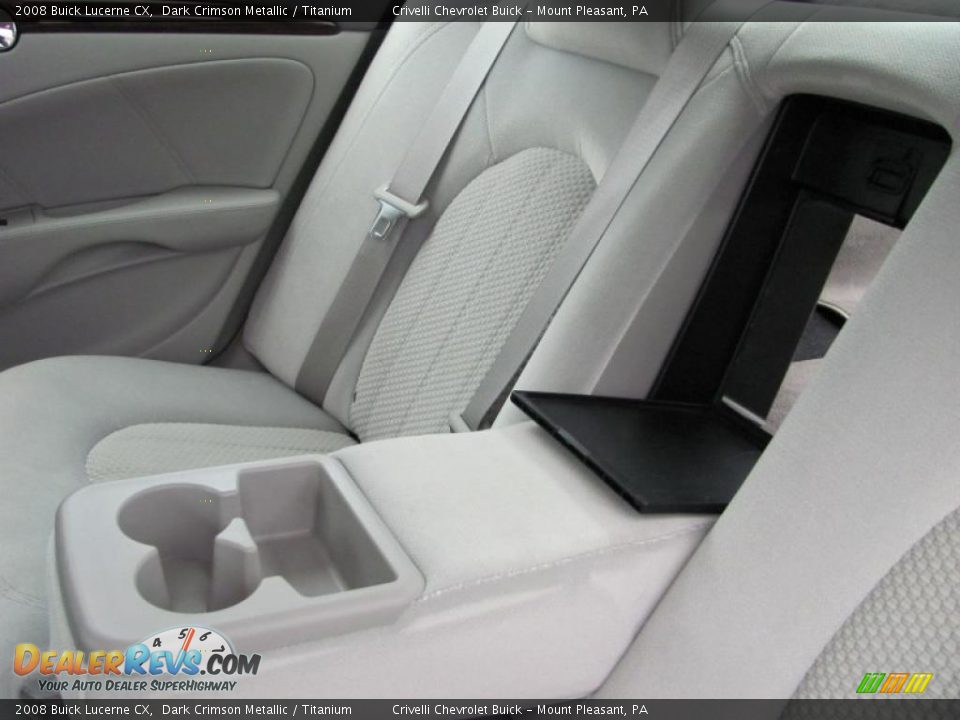 2008 Buick Lucerne CX Dark Crimson Metallic / Titanium Photo #24