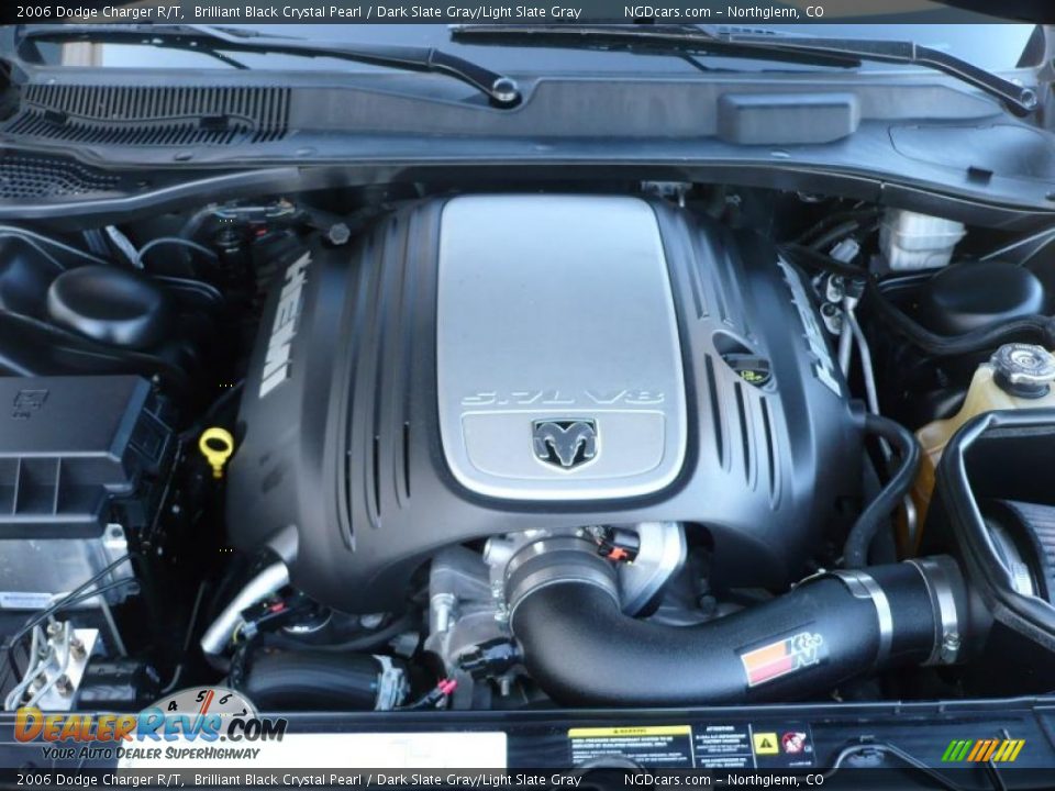 2006 Dodge Charger R/T Brilliant Black Crystal Pearl / Dark Slate Gray/Light Slate Gray Photo #15