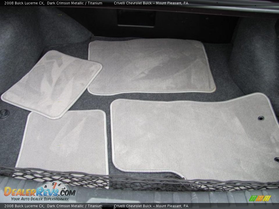 2008 Buick Lucerne CX Dark Crimson Metallic / Titanium Photo #25