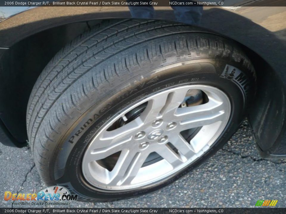 2006 Dodge Charger R/T Brilliant Black Crystal Pearl / Dark Slate Gray/Light Slate Gray Photo #17
