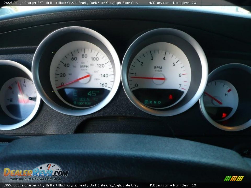 2006 Dodge Charger R/T Brilliant Black Crystal Pearl / Dark Slate Gray/Light Slate Gray Photo #26