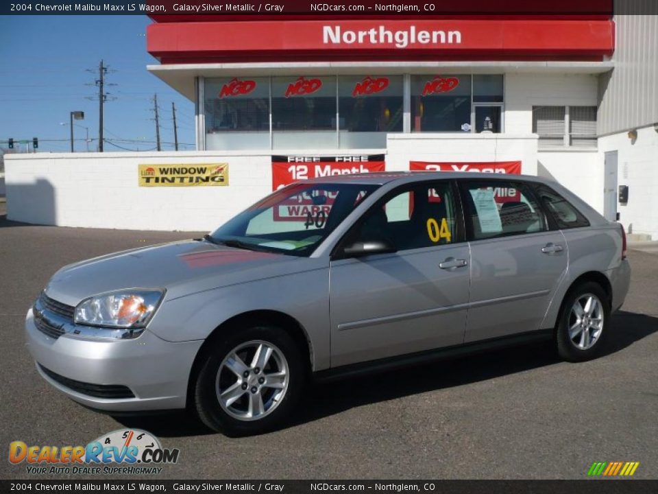 2004 Chevrolet Malibu Maxx LS Wagon Galaxy Silver Metallic / Gray Photo #1