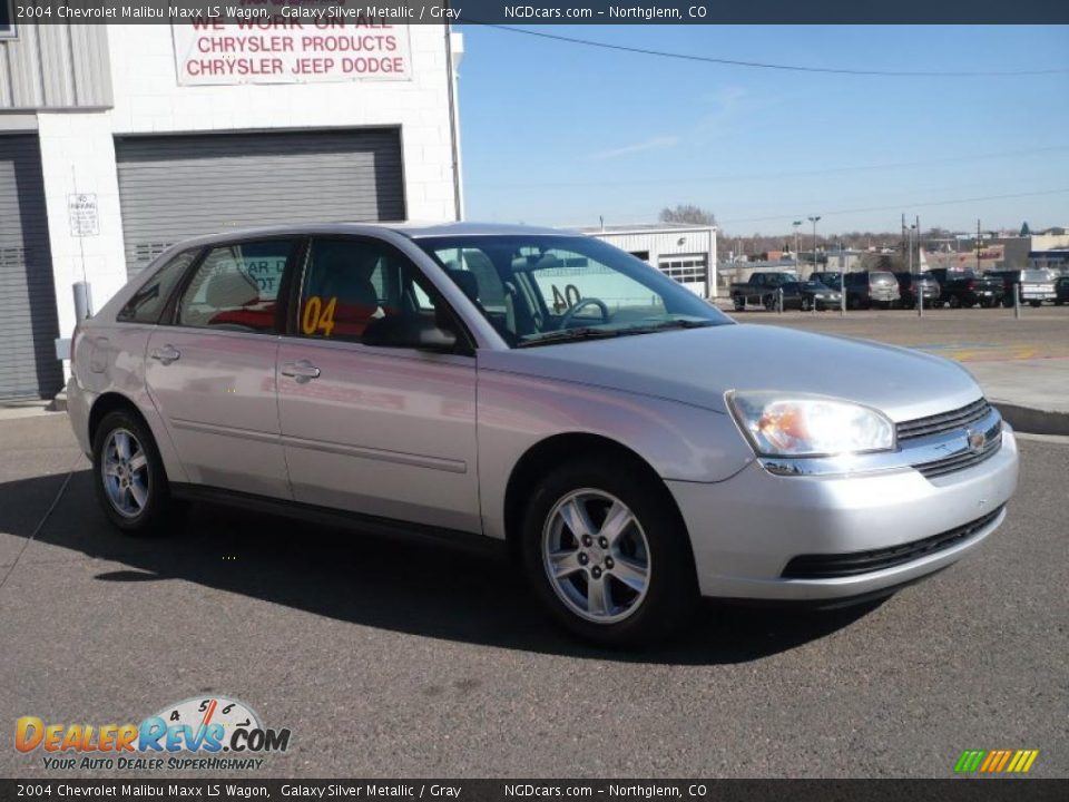 2004 Chevrolet Malibu Maxx LS Wagon Galaxy Silver Metallic / Gray Photo #3