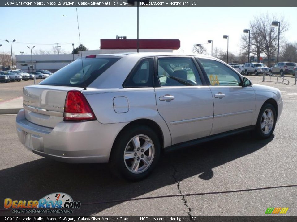 2004 Chevrolet Malibu Maxx LS Wagon Galaxy Silver Metallic / Gray Photo #4