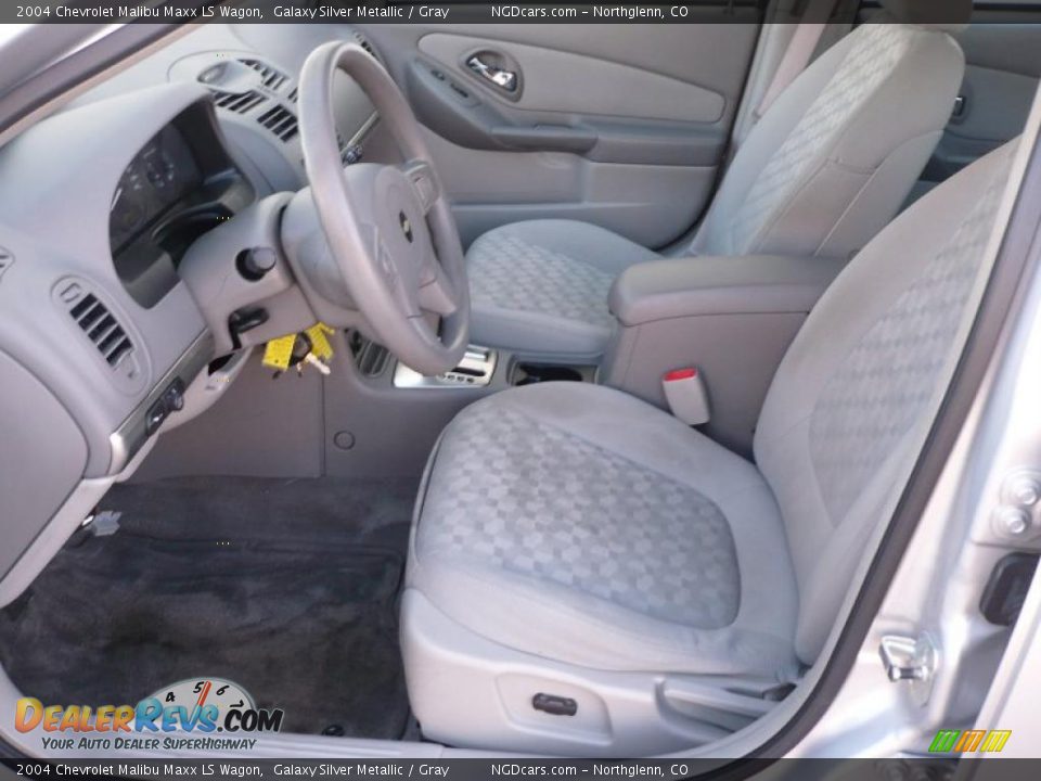 2004 Chevrolet Malibu Maxx LS Wagon Galaxy Silver Metallic / Gray Photo #9