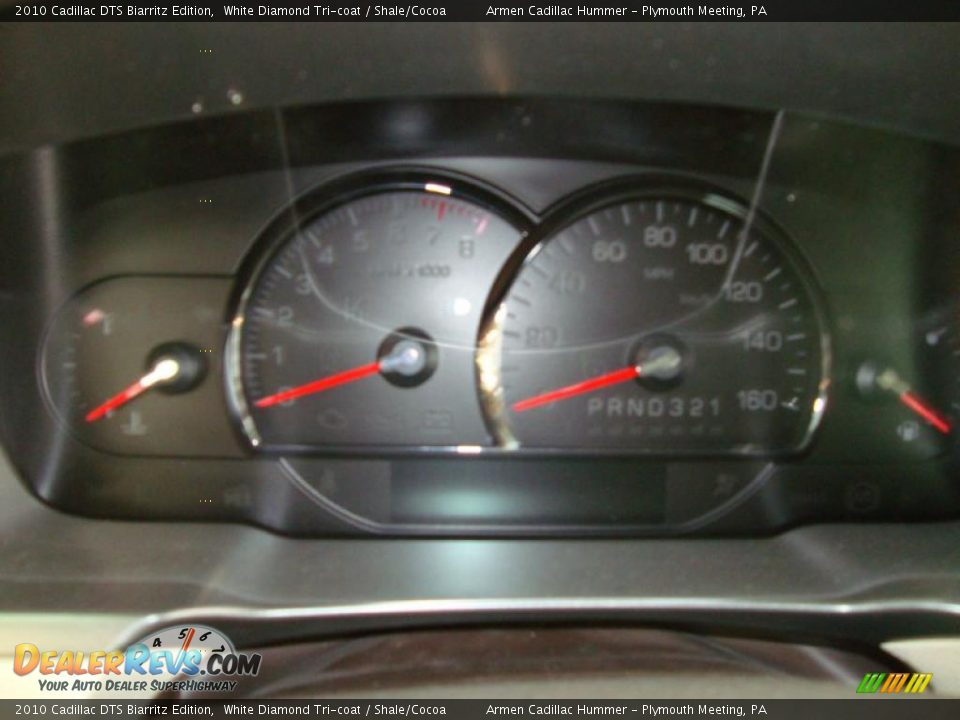 2010 Cadillac DTS Biarritz Edition White Diamond Tri-coat / Shale/Cocoa Photo #32