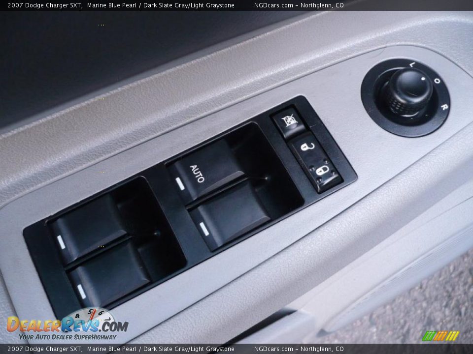 2007 Dodge Charger SXT Marine Blue Pearl / Dark Slate Gray/Light Graystone Photo #8