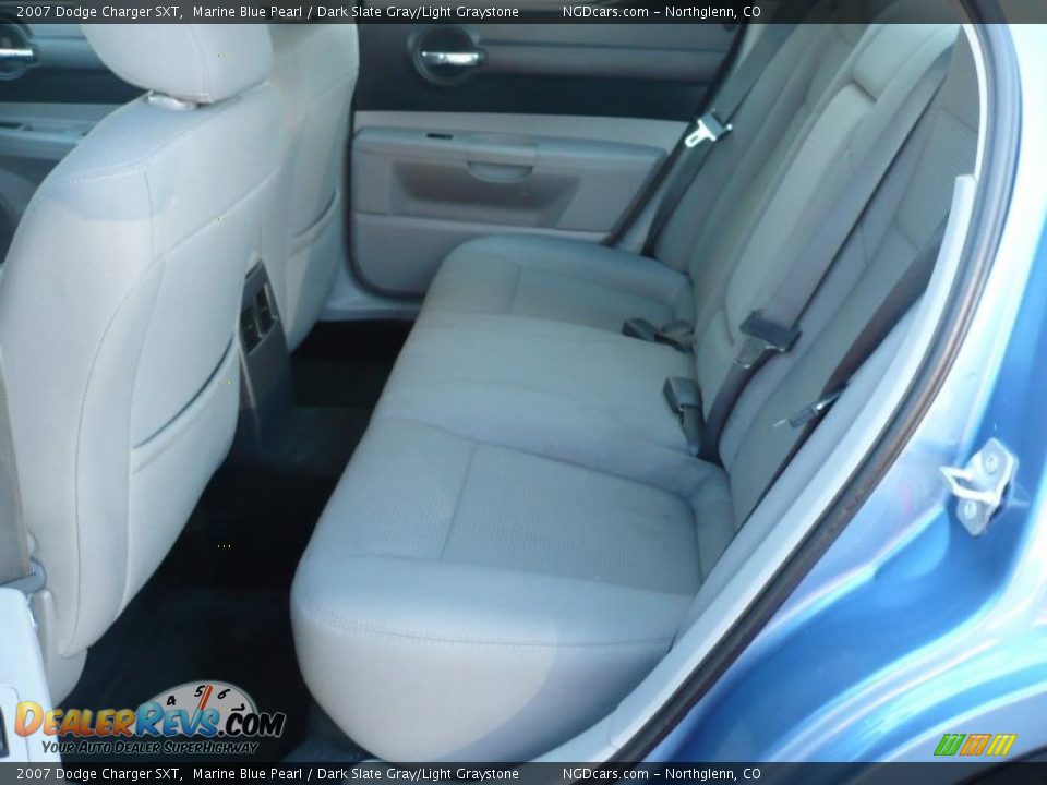 2007 Dodge Charger SXT Marine Blue Pearl / Dark Slate Gray/Light Graystone Photo #10