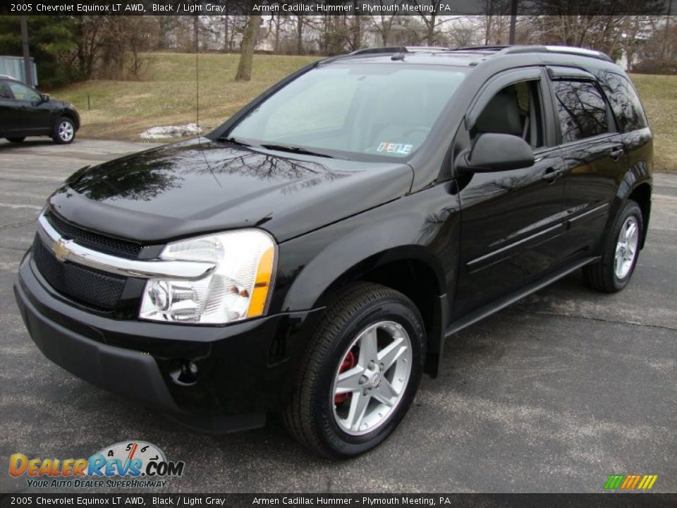 2005 Chevrolet Equinox LT AWD Black / Light Gray Photo #2
