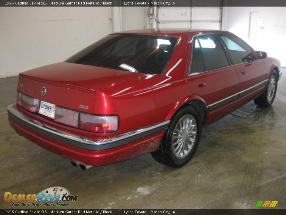 1996 Cadillac Seville SLS Medium Garnet Red Metallic / Black Photo #4