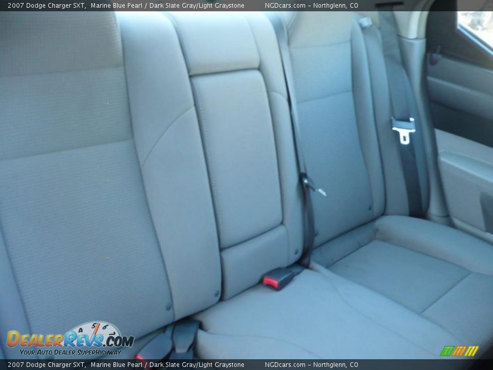 2007 Dodge Charger SXT Marine Blue Pearl / Dark Slate Gray/Light Graystone Photo #13