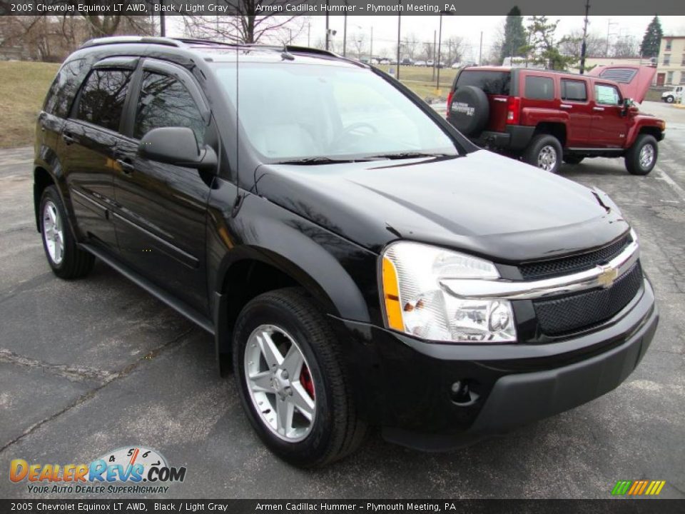 2005 Chevrolet Equinox LT AWD Black / Light Gray Photo #4