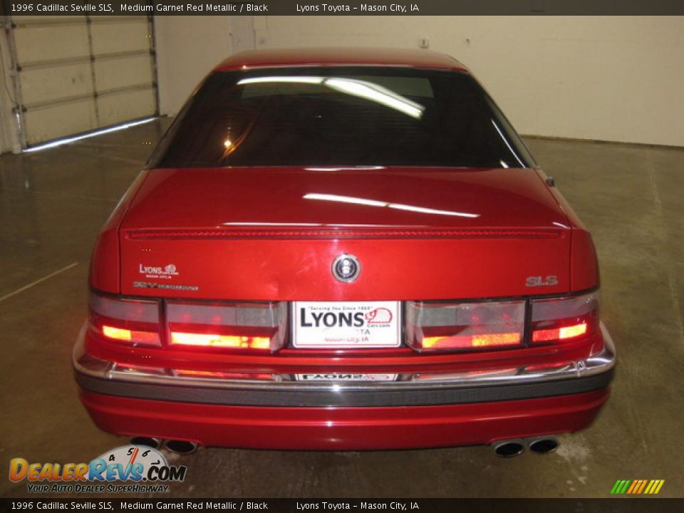 1996 Cadillac Seville SLS Medium Garnet Red Metallic / Black Photo #5