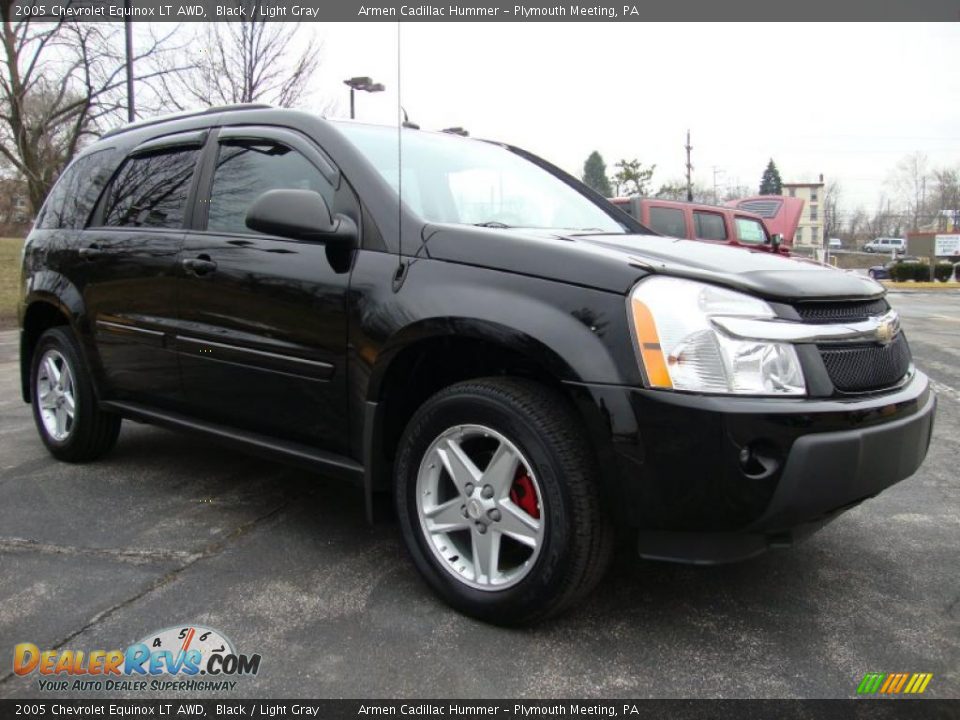 2005 Chevrolet Equinox LT AWD Black / Light Gray Photo #5