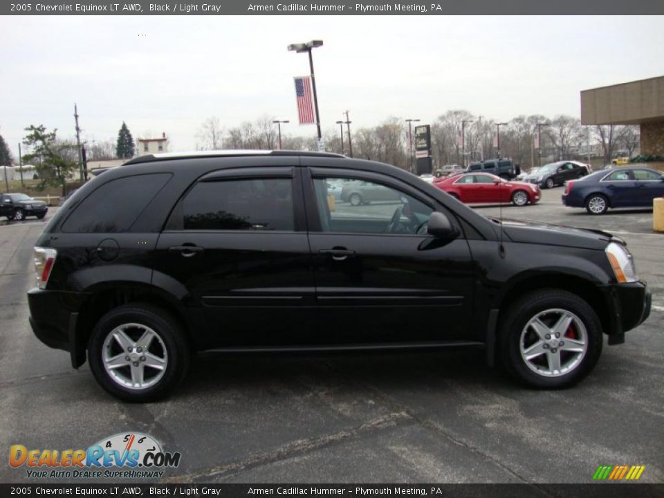 2005 Chevrolet Equinox LT AWD Black / Light Gray Photo #6