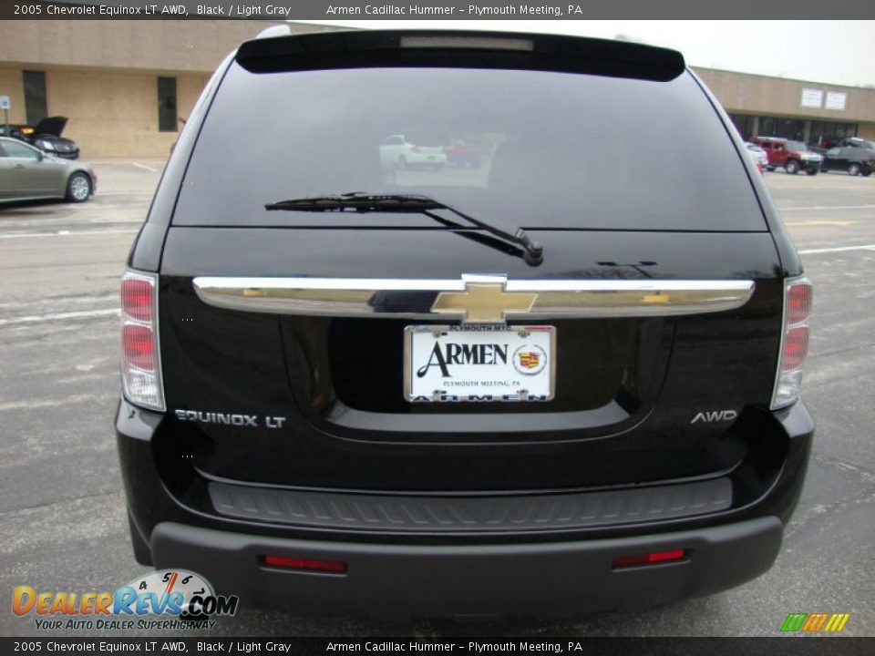 2005 Chevrolet Equinox LT AWD Black / Light Gray Photo #8
