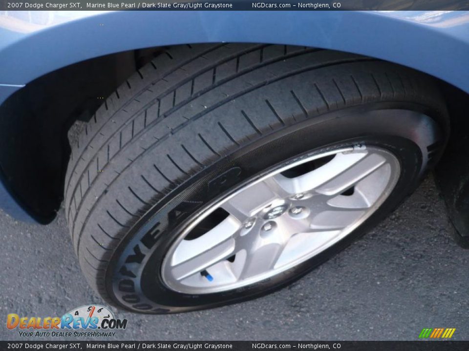 2007 Dodge Charger SXT Marine Blue Pearl / Dark Slate Gray/Light Graystone Photo #18