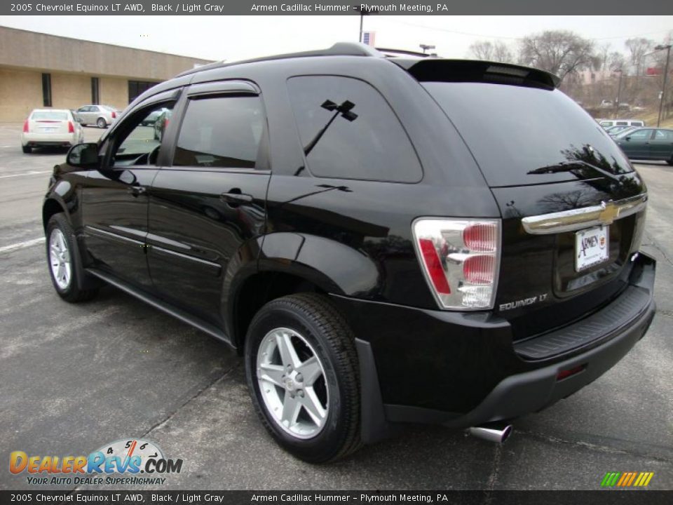 2005 Chevrolet Equinox LT AWD Black / Light Gray Photo #9