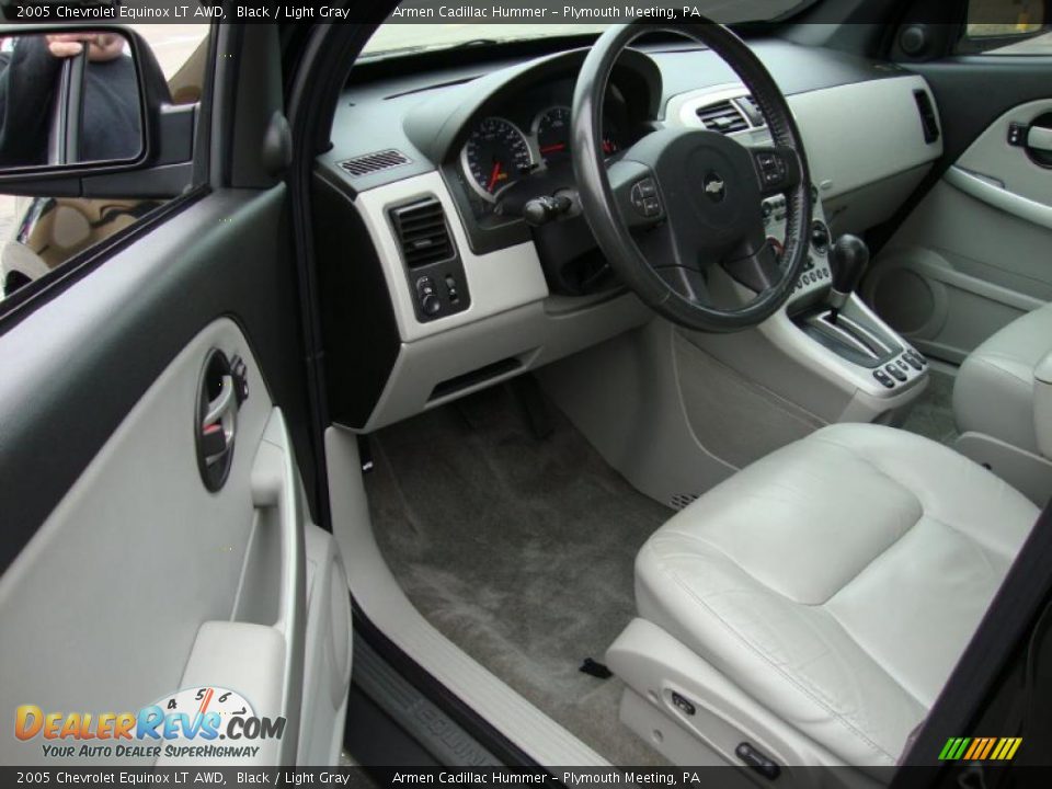 2005 Chevrolet Equinox LT AWD Black / Light Gray Photo #12