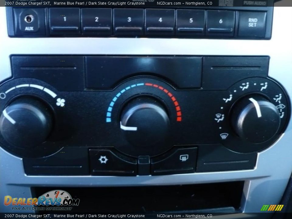 2007 Dodge Charger SXT Marine Blue Pearl / Dark Slate Gray/Light Graystone Photo #22